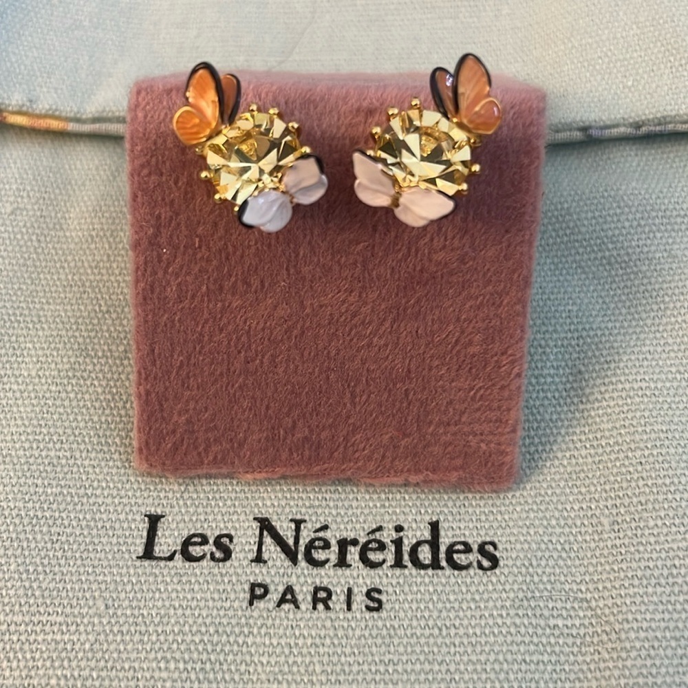 Les Nereides Butterfly Earrings